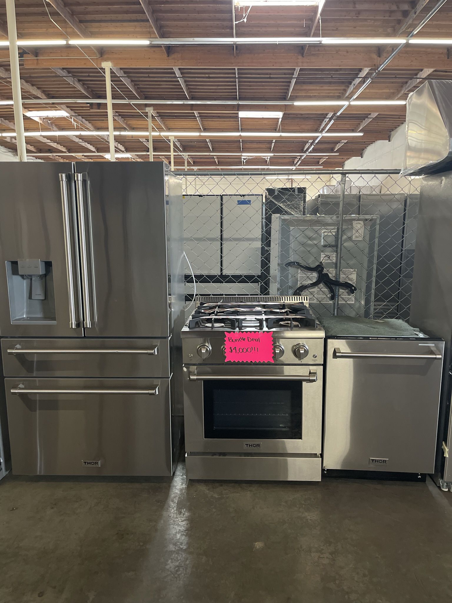 THOR appliance kitchen set bundle deal