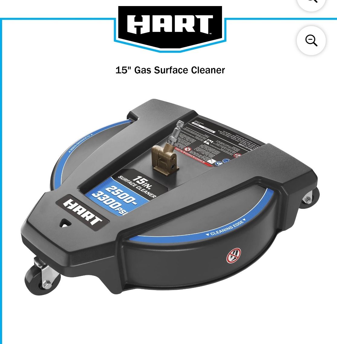 HART 15’’ Gas Surface Cleaner, Pressure Washer Attachment Capable,All Products : American Fashion Style Bags On Sale