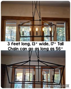 Black chandelier