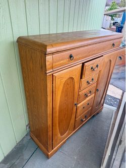 Beautiful antique wood cabinet