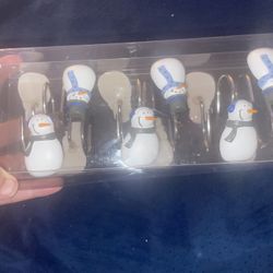 Snowman Shower Hooks 