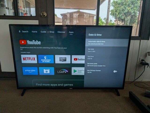 4K 55-inch TV Philips Model: 55PFL5604/F2 A