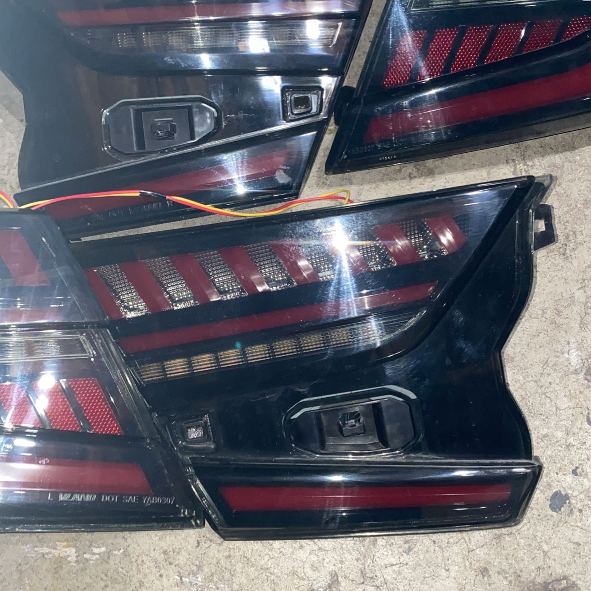 2018-2020 Honda Accord Audi Style V4 Sequential Smoked Tinted Taillights