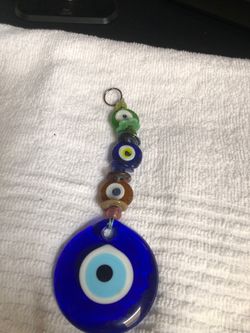 Glass hanging decoration