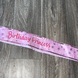 Birthday Sash