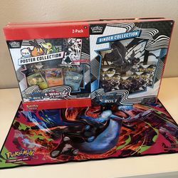 Pokemon Black Bolt Binder + Poster Collection