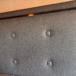 King size bed Headboard with frame 