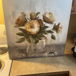 Flower Canvas Wall Picture 