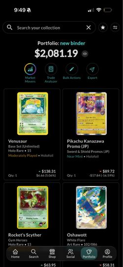 pokémon collection