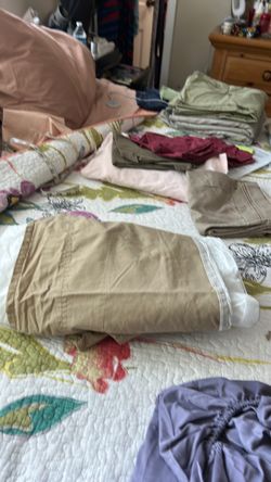 Beige Cotton King 14” Drop Bed Skirt