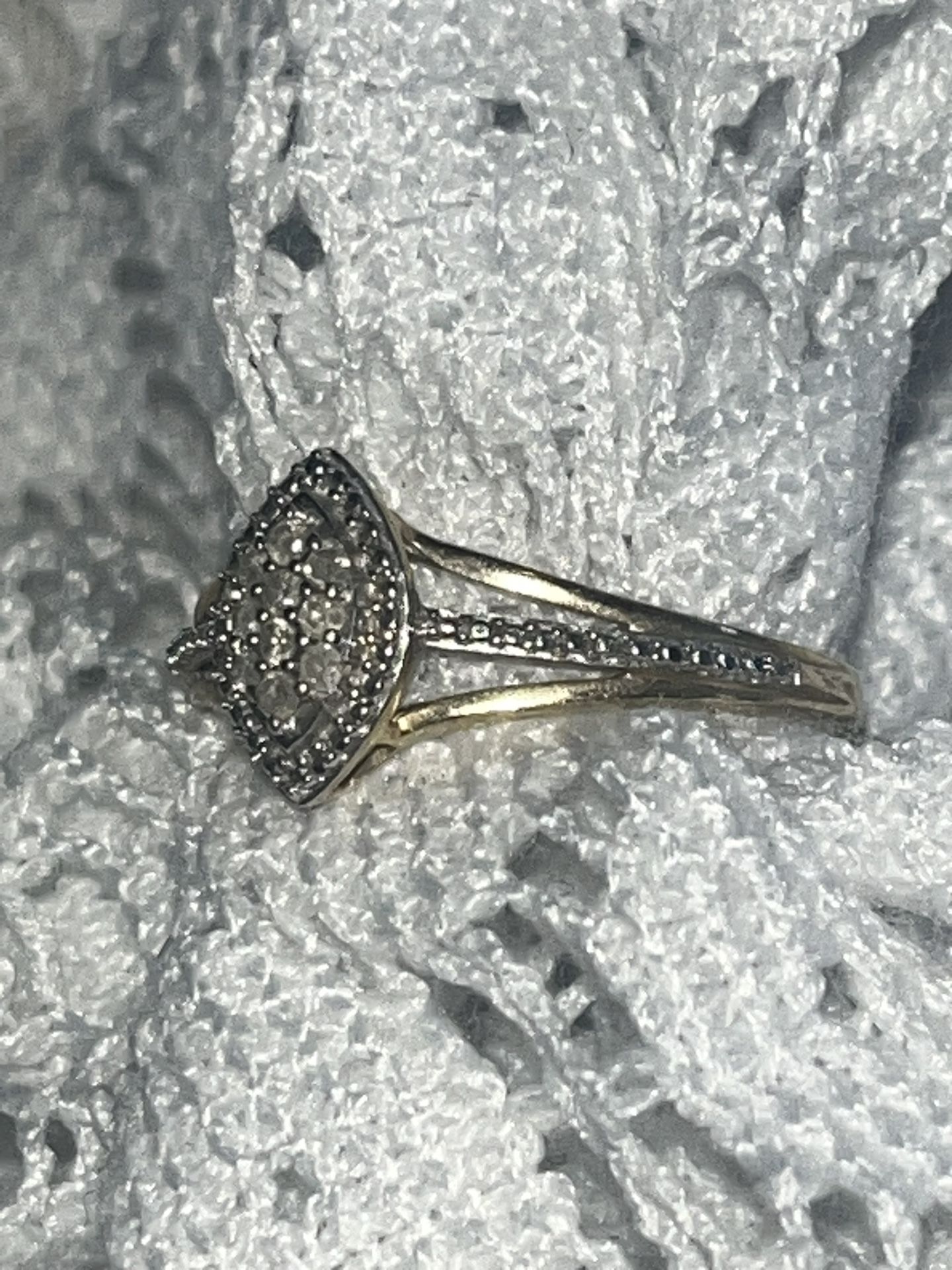 10k Engagement Ring W/ Diamonds