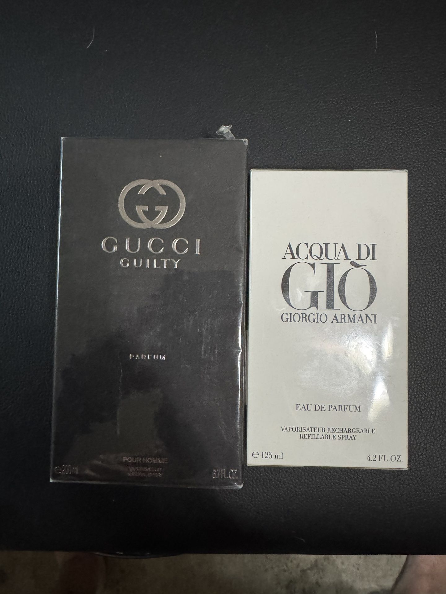 Gucci Guilty 6.7 Oz And Giorgio Armani 4.2 Oz