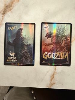 Dodgers Godzilla Trading Cards and Clear Bag