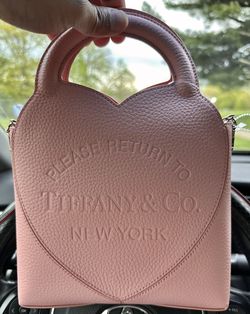 Tiffany & Co Tote Square Crossbody Bag Pink