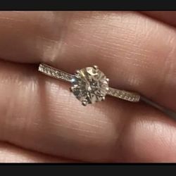 Diamond Crown Ring 925 Sz 6, 7, 8, 9