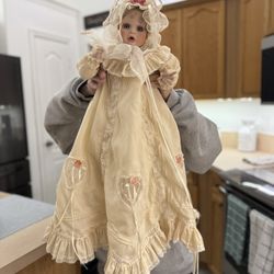 ELENA DOLL 19" Baby Christening 