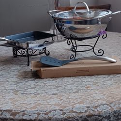 Jgo De Arrosera De 3 Qt Signature,comalito 6.5 Y Espátula Princess House!