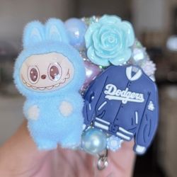 Labubu Inspired Dodgers Badge Reel