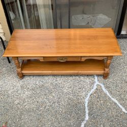 Sprague & Carleton Solid Wood Coffee Table 