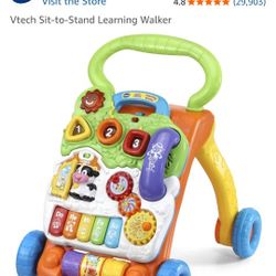 V Tech Sit To Stand Learning Walker Brand New In Box 