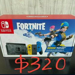 New Nintendo Switch Fortnite SPECIAL Edition - Wildcat Bundle w/ game But NO V Bucks!⁸