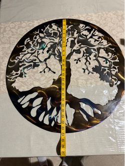 Metal Tree of Life Wall Art 24in