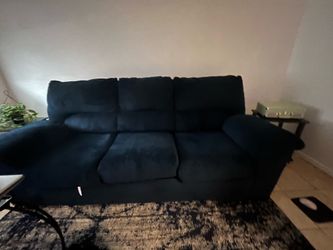 Black 3-Seat Couch/Sofa – Good Condition – Comfortable