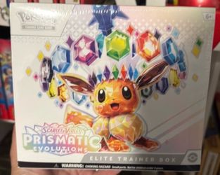 Pokémon Scarlet & Violet Prismatic Evolutions Elite Trainer Box
