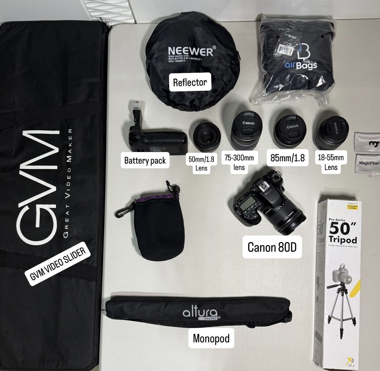 Camera Equipment Bundle