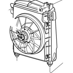 Condenser Fan Motor Mopar Original NEW