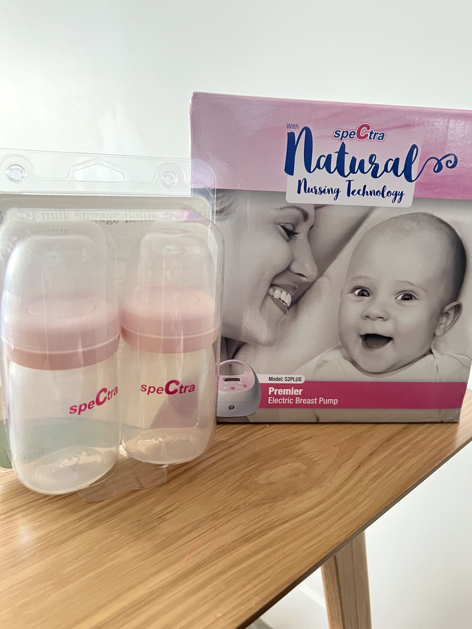 Spectra S2 Plus (Double Electric Breast Pump) + Extra Bottles