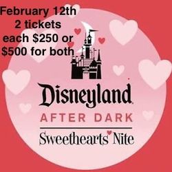 2 Sweetheart Nite Tickets - Feb.12th