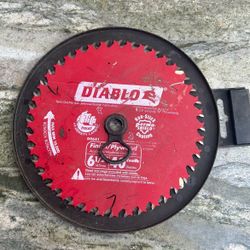 Diablo Finish Circular Saw Blade — 6 1/2in., 40 Tooth, Finish/Plywood, Model# D0641X