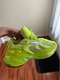 Various lime green acid