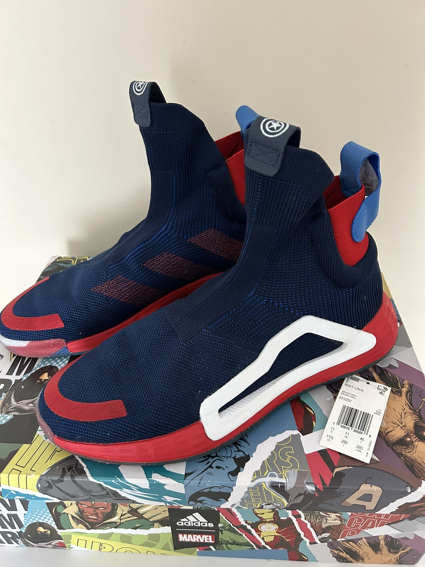 Adidas N3xt L3v3l Adidas Captain America Basketball Shoes Adidas