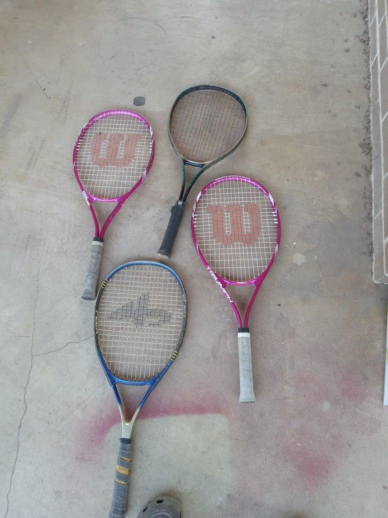 Wilson Tennis Rackets Great Condition 