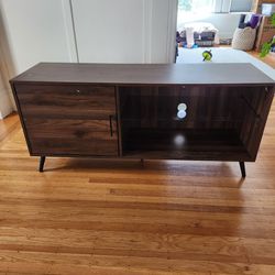 Midcentury Modern, Credenza, Media Console Table, 