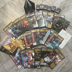 Lot Of WARHAMMER Magazines And data Cards