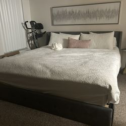 King Size Bed Frame With Drawers 