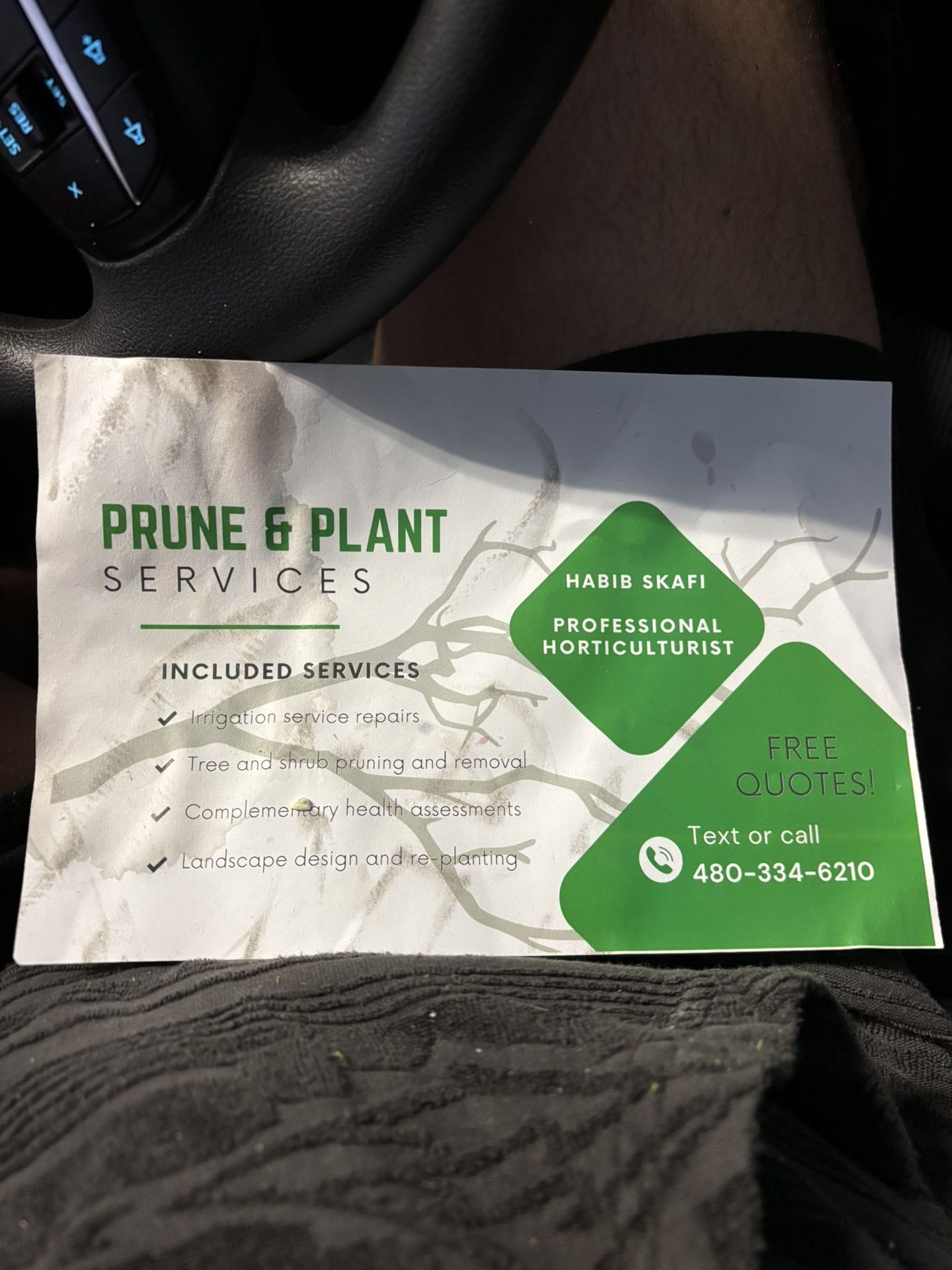 Free Garden Flyer Found