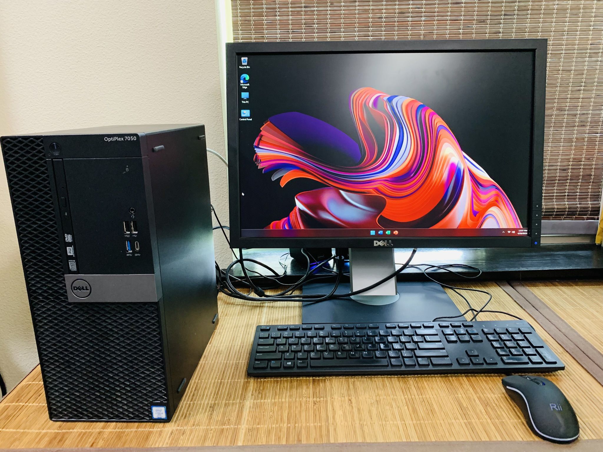Desktop Package w/ 22” Monitor- 16GB DDR4 Ram, 512GB SSD + 1TB HDD, Intel Core i5 @ 3.40GHz, Wifi Ready, Windows 11 64 Bit, MS Office 2024