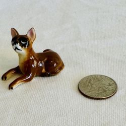 Vintage bone china miniature figurine