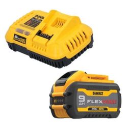 20V/60V MAX FLEXVOLT Lithium-Ion 9.0Ah Battery and Charger Starter Kit