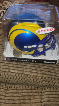 Rams mini helmet Riddell