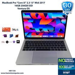 MacBook Pro "Core i5" 2.3 13" Mid-2017, 16GB, 256GB SSD "H911534