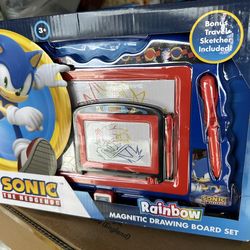 Sonic magnetic drawing board set