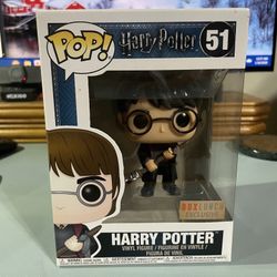 Funko Pop Harry Potter With Firebolt Broom #51 Boxlunch Exclusive