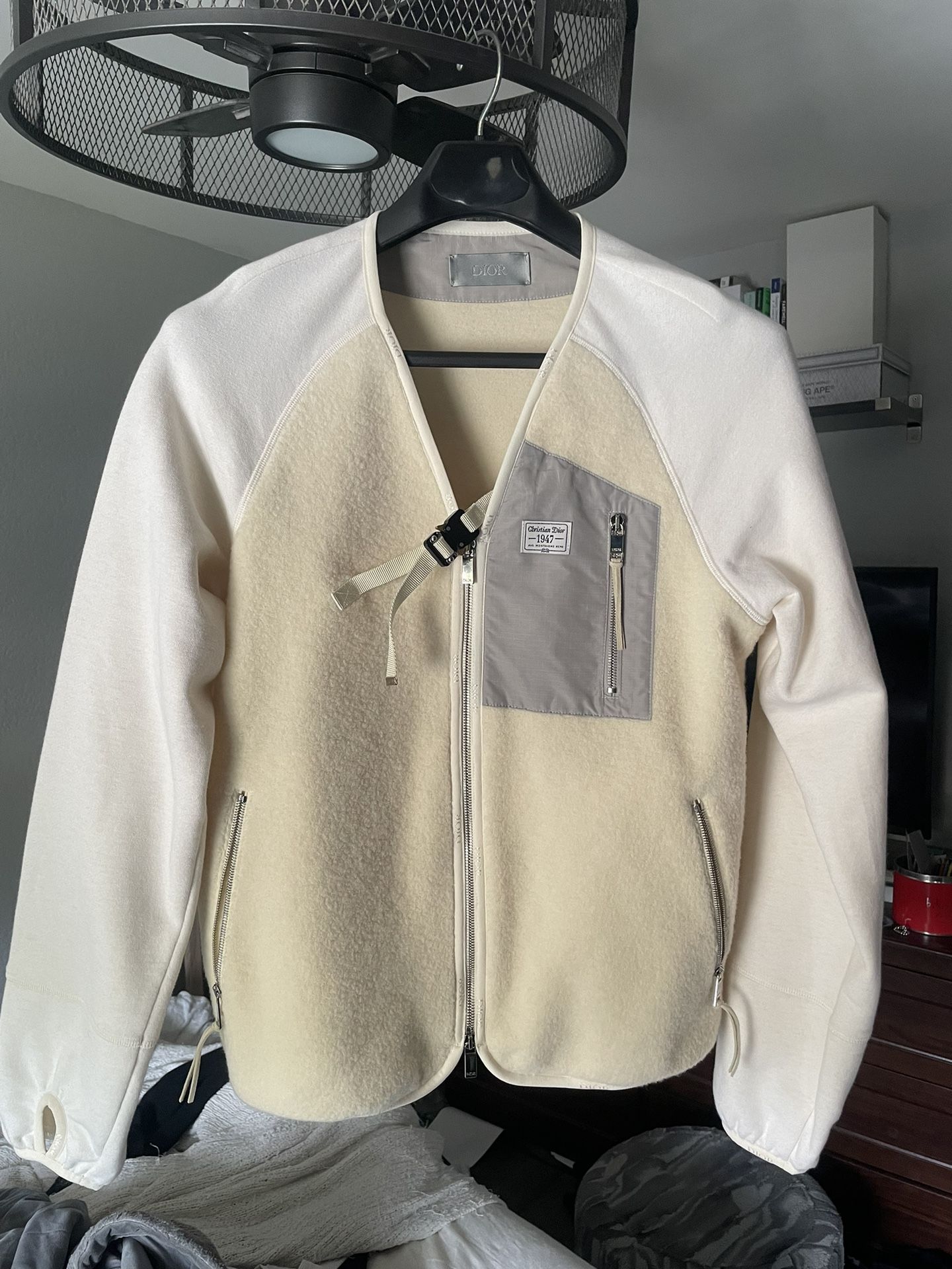 Dior x Birkenstock CD 1947 Wool Zip Up Jacket