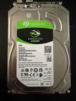 Seagate BARRACUDA hard drive 6TB