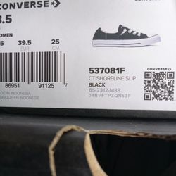 $15 Brand New Converse Shoes Black Or White